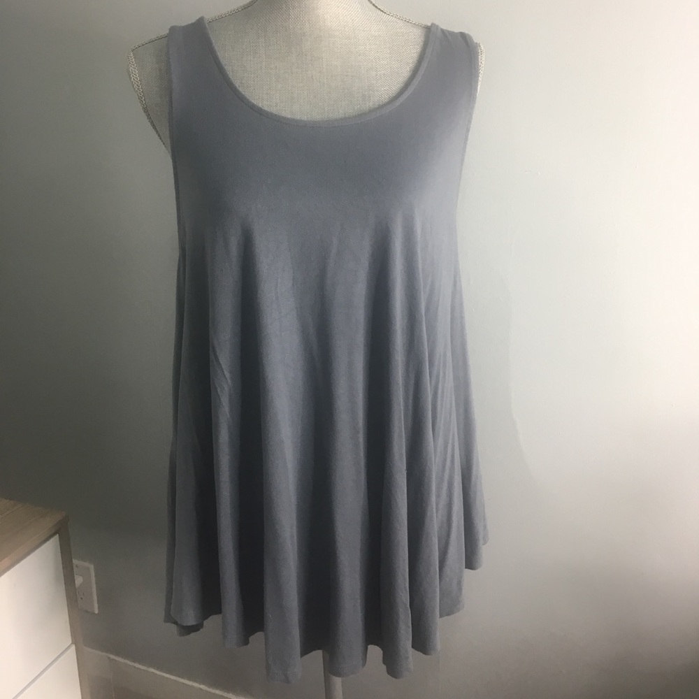 F21 Grey Swing Tank Top